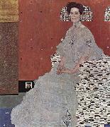 Gustav Klimt Portra der Fritza Riedler oil painting artist